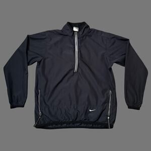 Nike Y2K Tech Wear Black Track Jacket Womens XS GUC